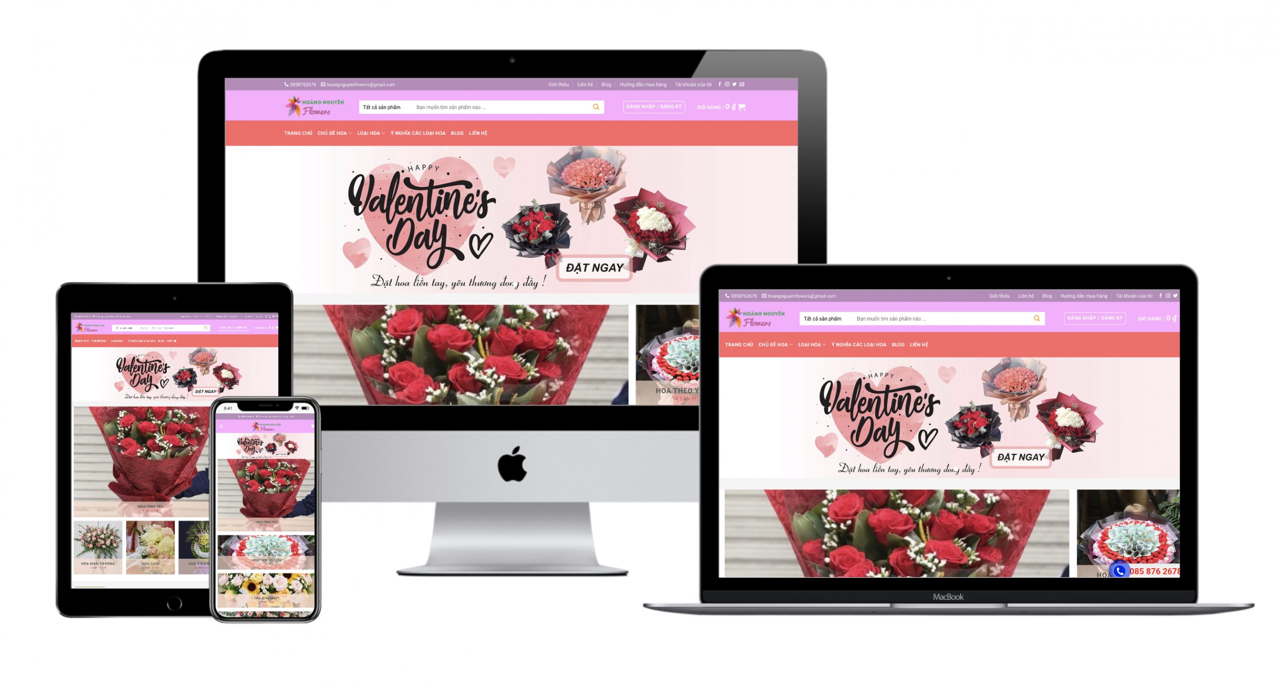 Bí quyết thiết kế website shop bán hoa chuẩn SEO, ấn tượng 4 Thiết kế website shop bán hoa chuẩn SEO giúp tăng doanh thu hiệu quả