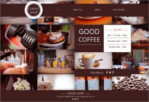 Thiết kế website quán cafe