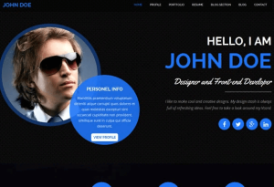 Thiết kế website cá nhân miễn phí