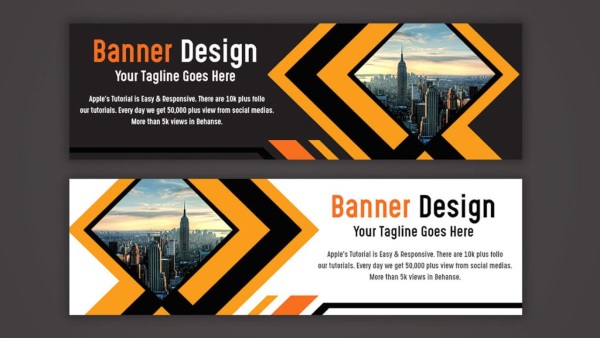 Những ý tưởng thiết kế banner đẹp nhất hiện nay