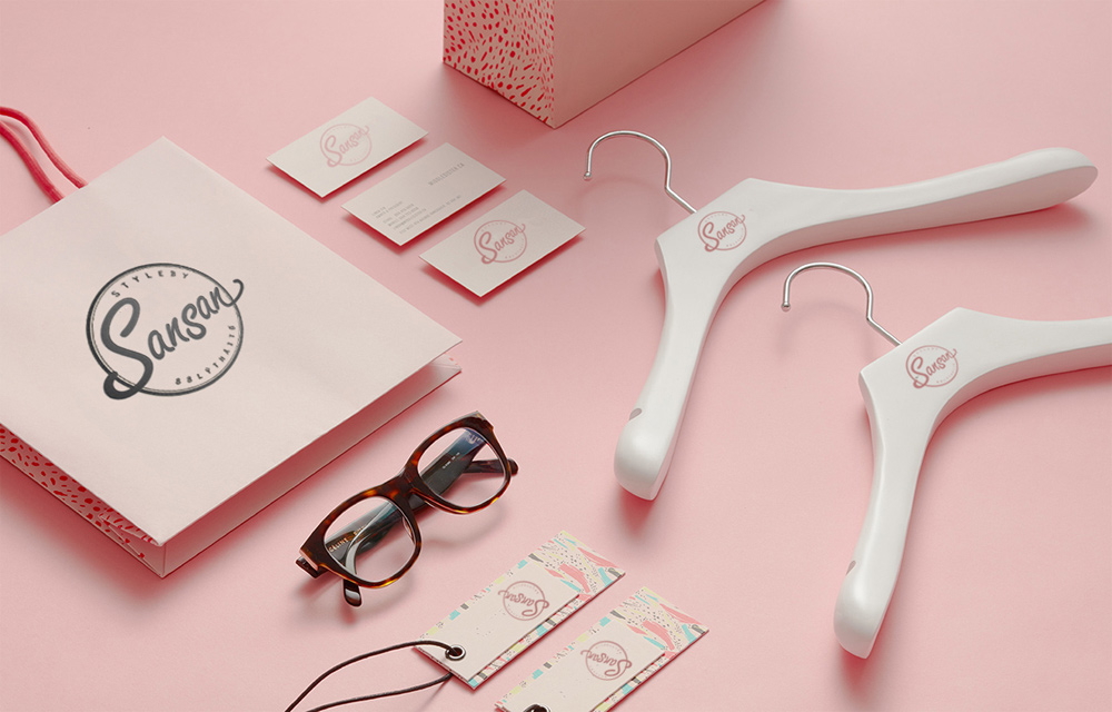 Thiết kế logo màu pastel