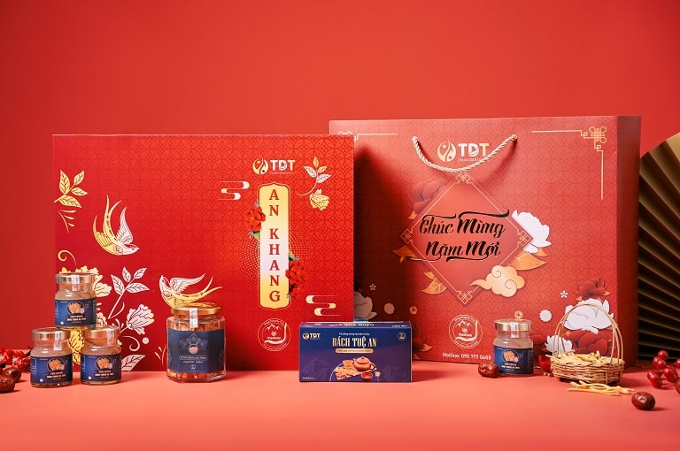 Ấn phẩm tết độc đáo nhất cho doanh nghiệp vào dịp cuối năm 7 Ấn phẩm Tết đông trùng hạ thảo với thiết kế bắt mắt
