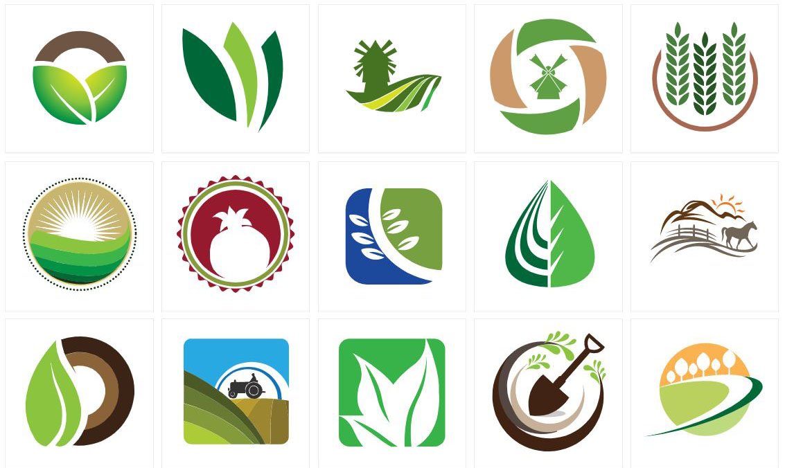 Thiết kế logo ngành nông nghiệp theo xu hướng mới nhất 12 Những biểu tượng thường được sử dụng trong thiết kế logo ngành nông nghiệp