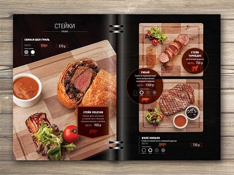 Thiết kế catalogue nhà hàng khiến thực khách "thèm thuồng" 12 Thiết kế catalogue nhà hàng