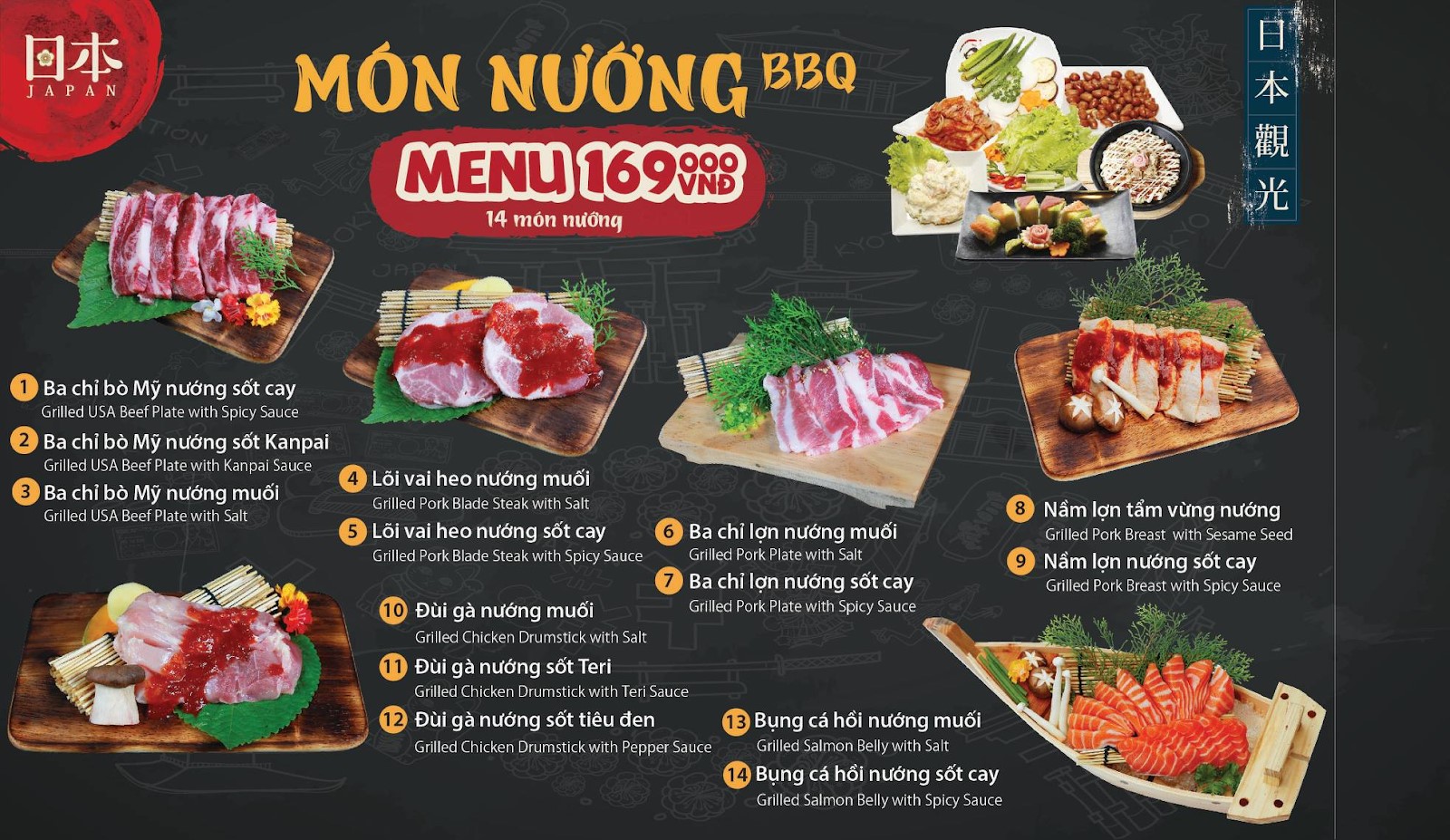 Tầm quan trọng của việc thiết kế menu đồ nướng