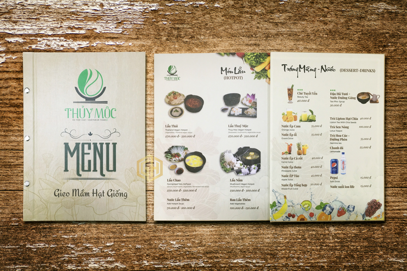 Nguyên tắc vàng thiết kế menu nhà hàng chay không nên bỏ qua 8 Thiết kế menu nhà hàng chay cần hướng đến đúng đối tượng