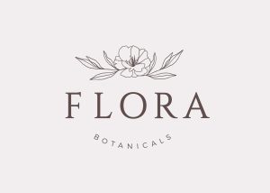 thiet ke logo shop hoa flora