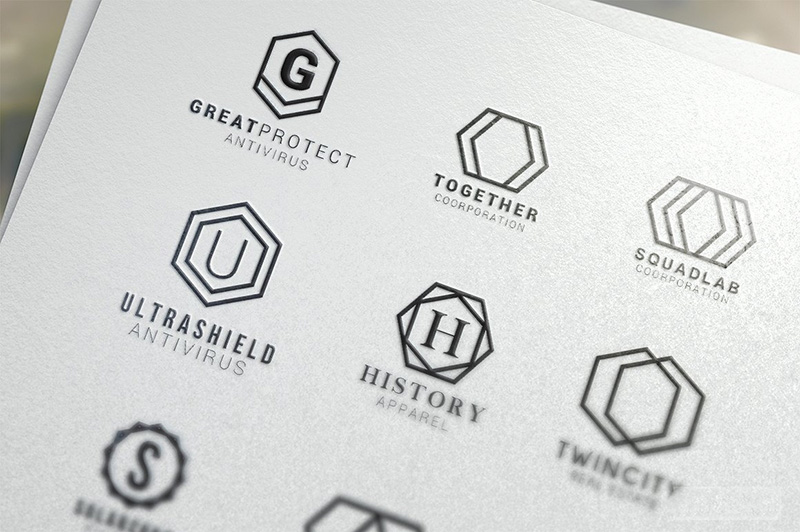 ý nghĩa hình lục giác trong thiết kế logo