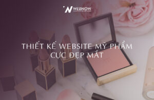 Thiết kế website mỹ phẩm cực đẹp mắt