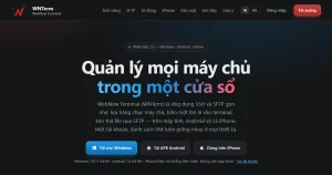 WebNow Terminal (WNTerm) - ứng dụng SSH và SFTP cho Windows, Android, iPhone
